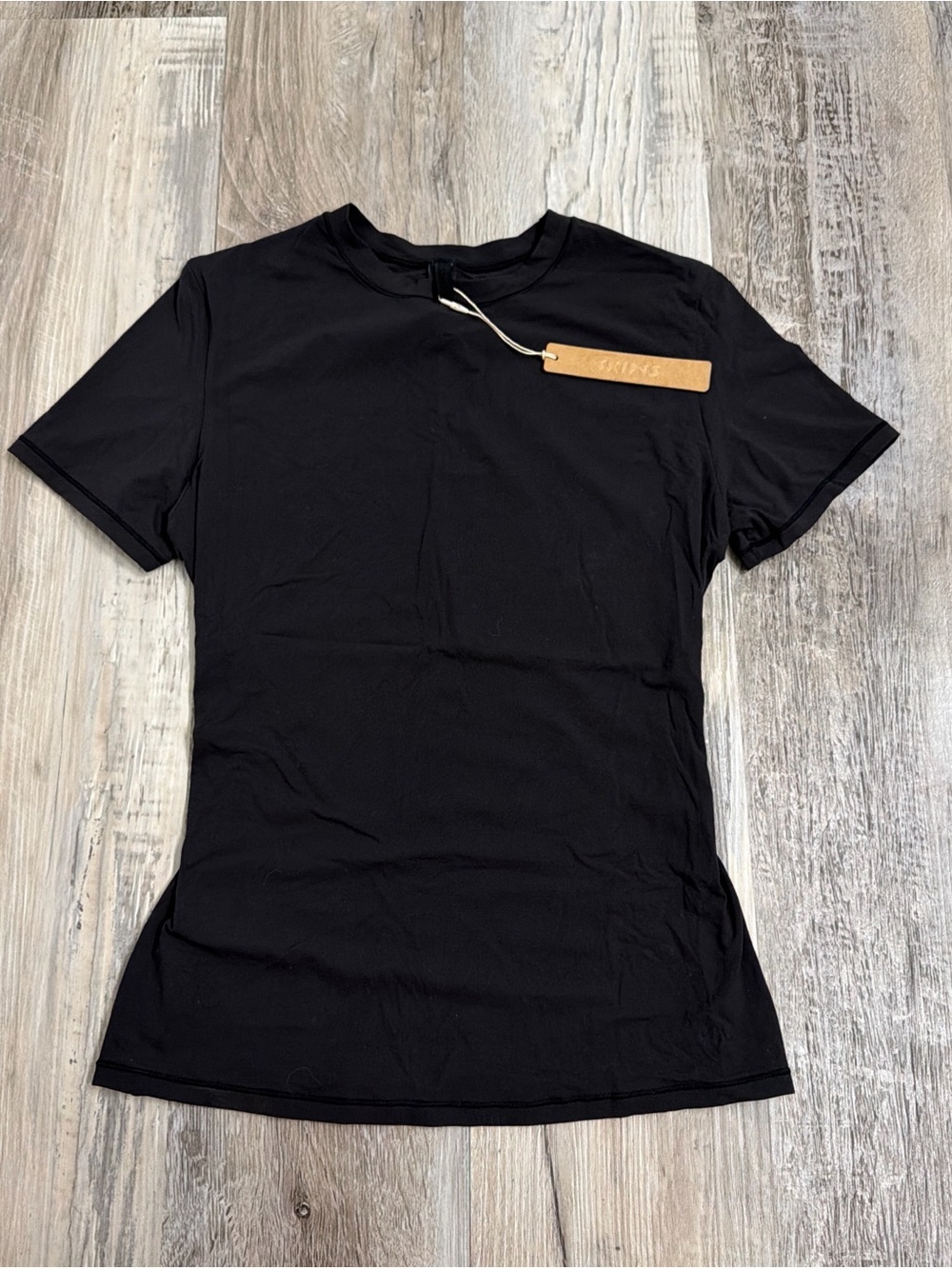 Skims fits everybody short sleeve tshirt onyx black size small New with tag